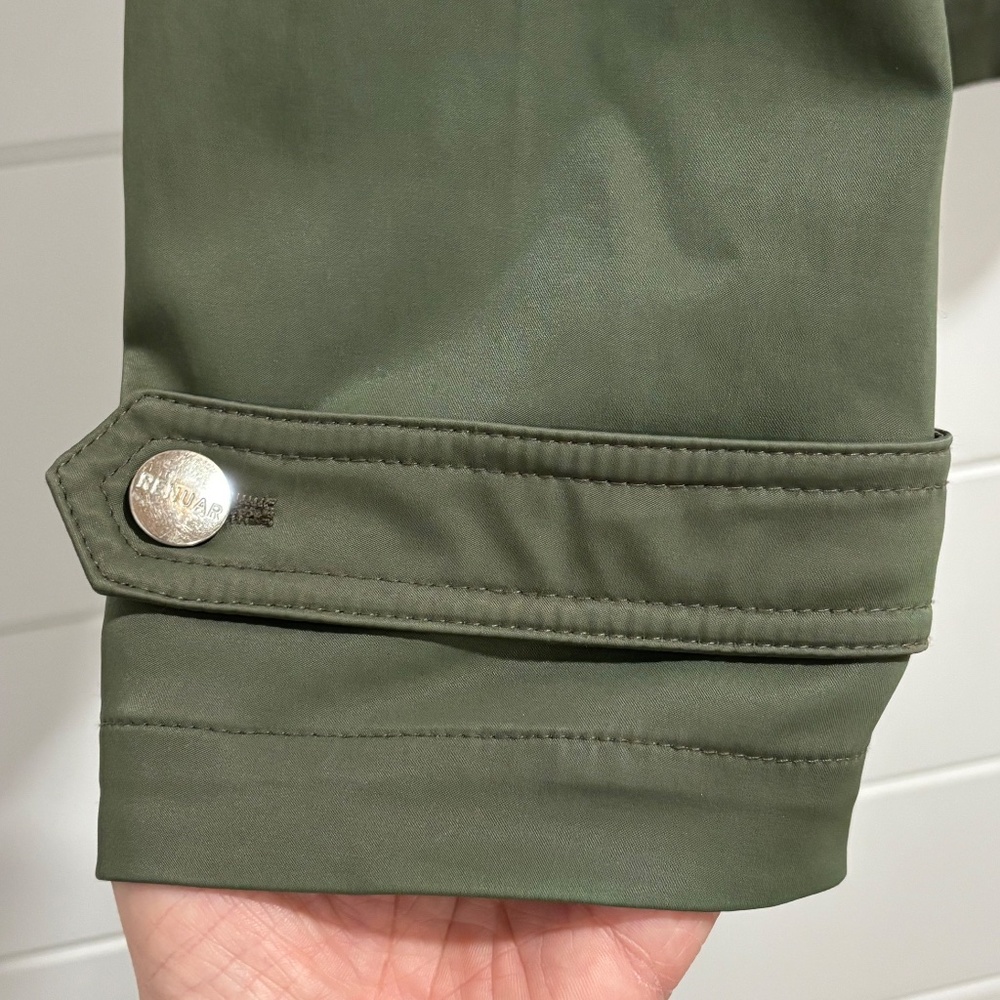 Renuar Collection ladies green jacket button closure cotton nylon blend size 12 - Picture 10 of 16